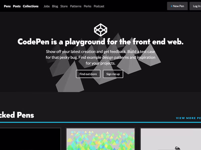 Codepen screenshot.
