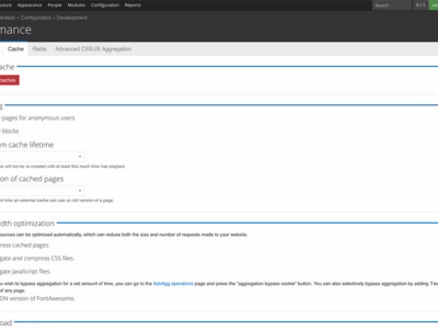 Core aggregation screenshot.