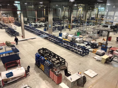 Adelco's machinery factory in Kunshan, China.