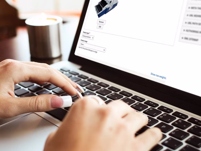 Editing a page in Adelco's Drupal content management system.