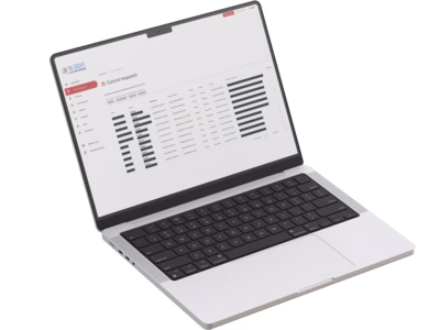 The In-Space software interface showin on a MacBook Pro.