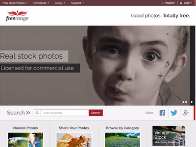 Freerange Stock screenshot.