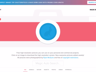 Gratisography screenshot.