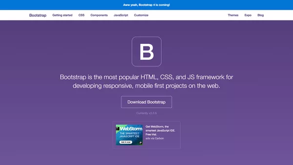 Bootstrap screenshot.