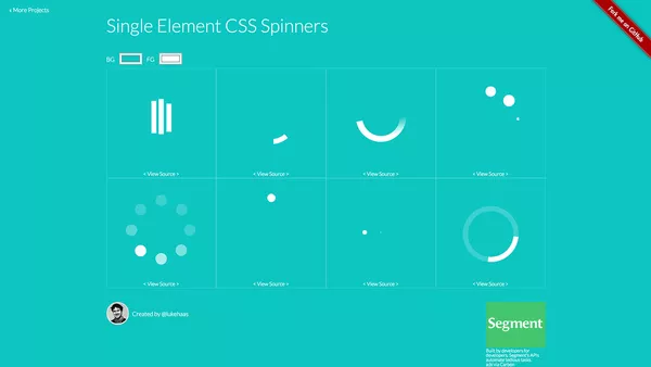 CSS Loaders screenshot.