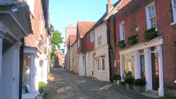 Lombard Street - an old cobbled street in Petworth.