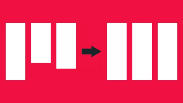 Some elements with unequal heights compared with some elements with equal heights applied.