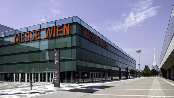 The Messe Wien Exhibition Congress Center.