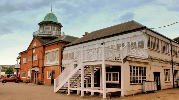 Main building at the brooklands museum in Weybridge.