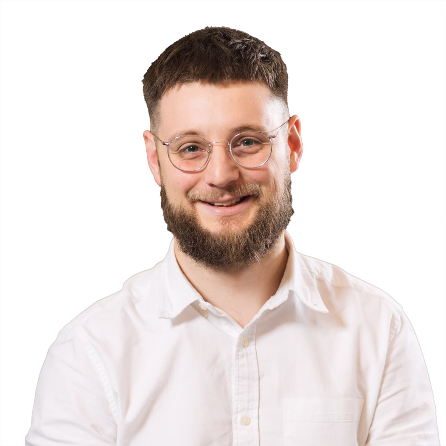 Darren Fisher, Creative Director at Pivale Drupal agency - a bearded man with dark hair and glasses.